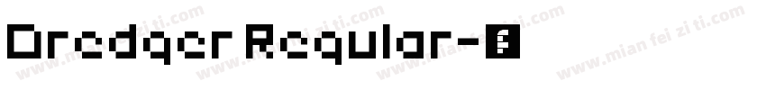Dredger Regular字体转换
